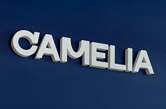 camelia cafe banner and logo camelia cafe banner and logo
